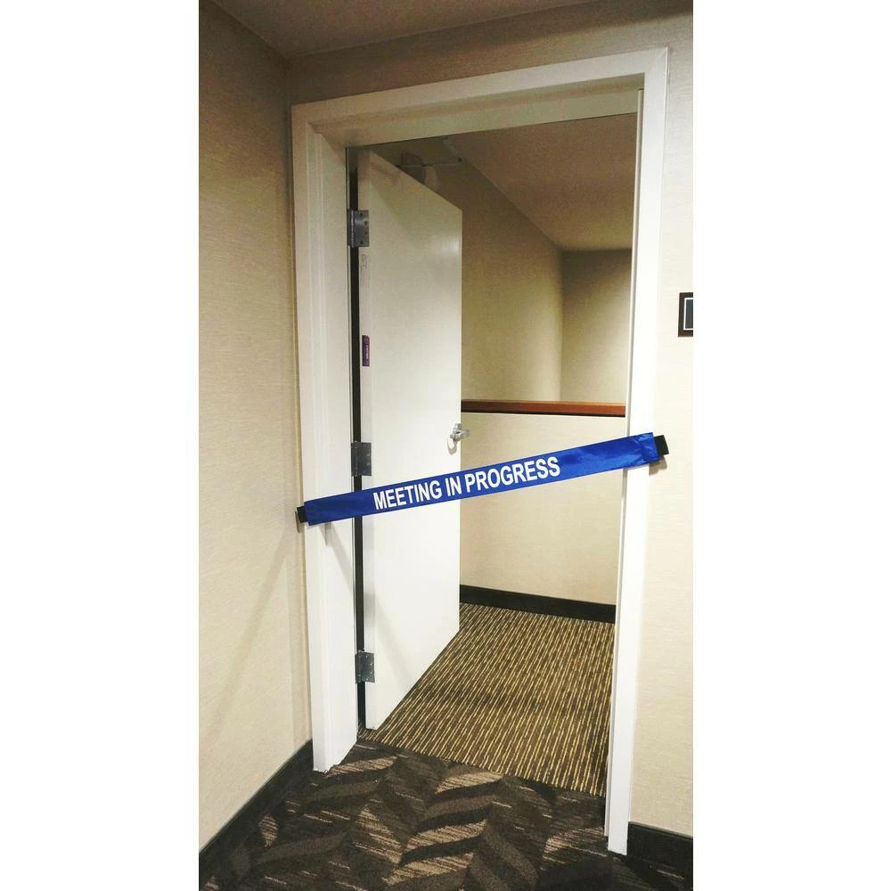 Best Sale ๐ฏ Magnetic Door Barrier Nylon Meeting in Progress Door Banner with Magnetic Ends fits Up To A Standard 36 in. W doorway โ - Image 3