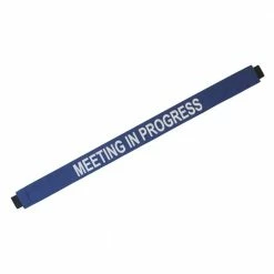 Best Sale 💯 Magnetic Door Barrier Nylon Meeting in Progress Door Banner with Magnetic Ends fits Up To A Standard 36 in. W doorway ⌛