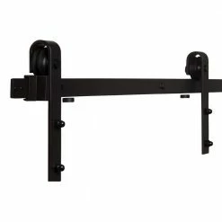 Brand new 💯 Sure-Loc Hardware 96 in. Flat Black Sliding Barn Door Track and Fitting Set for Interior Use ✔️