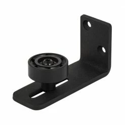 Wholesale 😉 Sure-Loc Hardware Flat Black Wall Mounted Barn Track Roller Guide ✔️