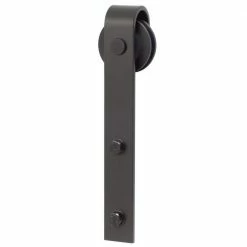 Coupon ⌛ Sure-Loc Hardware Flat Black Barn Door Single Roller 🥰