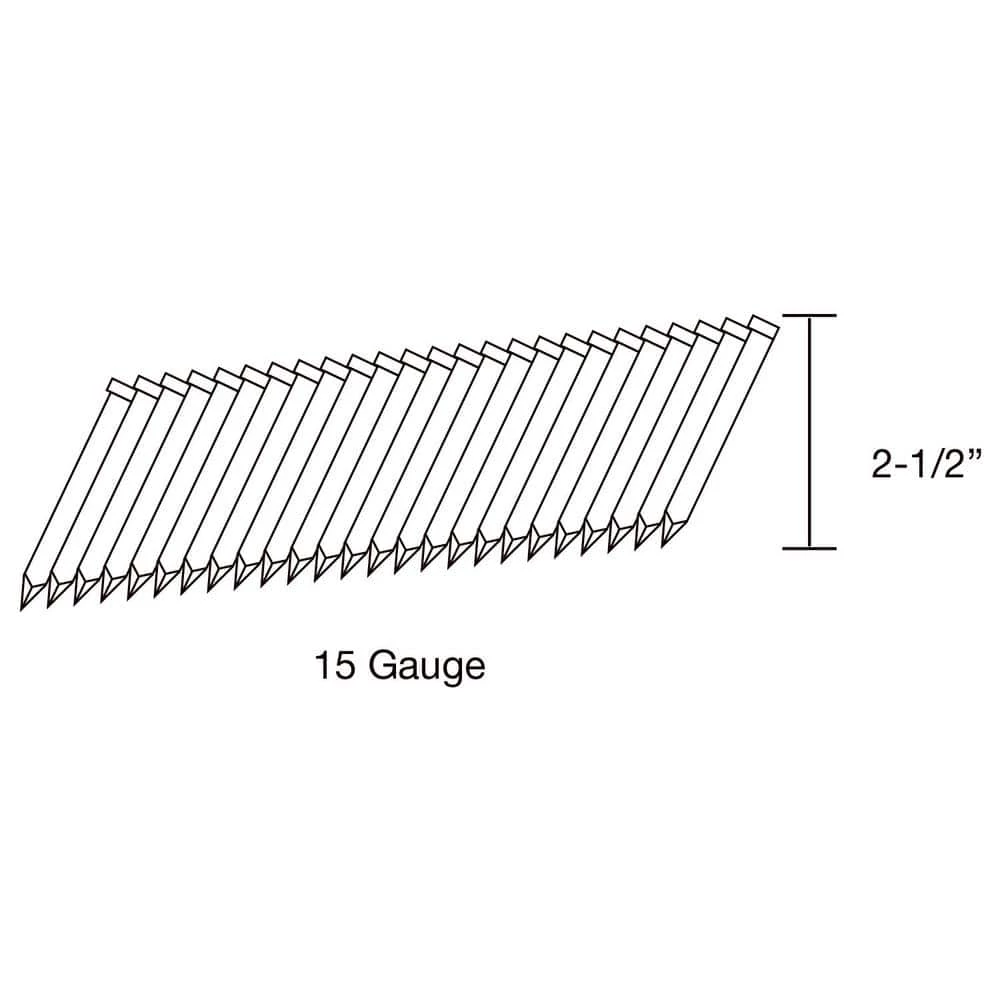 Wholesale 🔥 Freeman 2-1/2 in. 15-Gauge Glue Collated Stainless Steel Angle Nails, 1000 Per Box ⭐ - Image 8