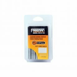 Deals 🛒 Freeman 1-1/4 in. 18-Gauge Glue Collated Narrow Crown Staples (1000 Count) 👏