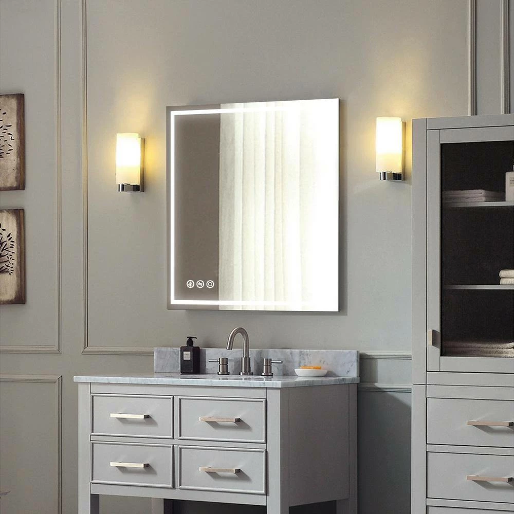 Buy ✨ Boyel Living 36 in. W x 30 in. H Frameless Rectangular LED Light Bathroom Vanity Mirror 💯 - Image 6