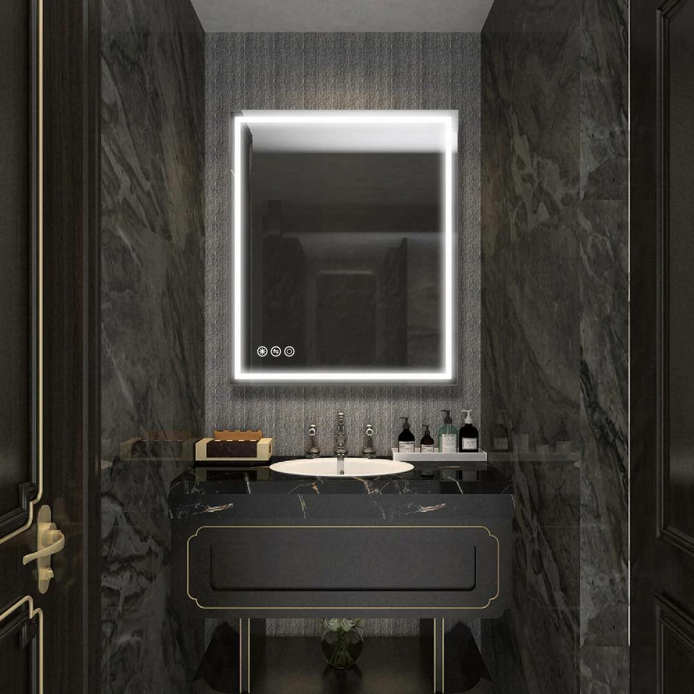 Buy ✨ Boyel Living 36 in. W x 30 in. H Frameless Rectangular LED Light Bathroom Vanity Mirror 💯 - Image 10
