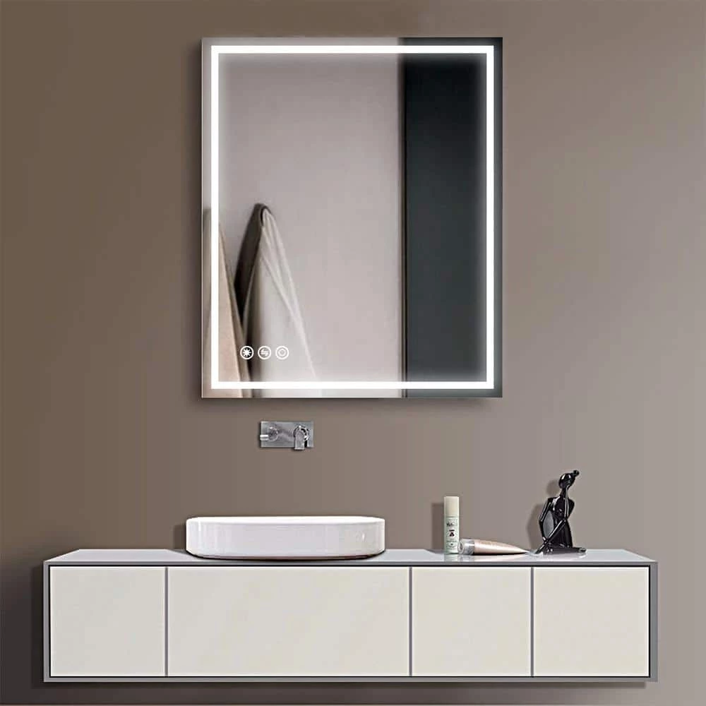Buy ✨ Boyel Living 36 in. W x 30 in. H Frameless Rectangular LED Light Bathroom Vanity Mirror 💯 - Image 9