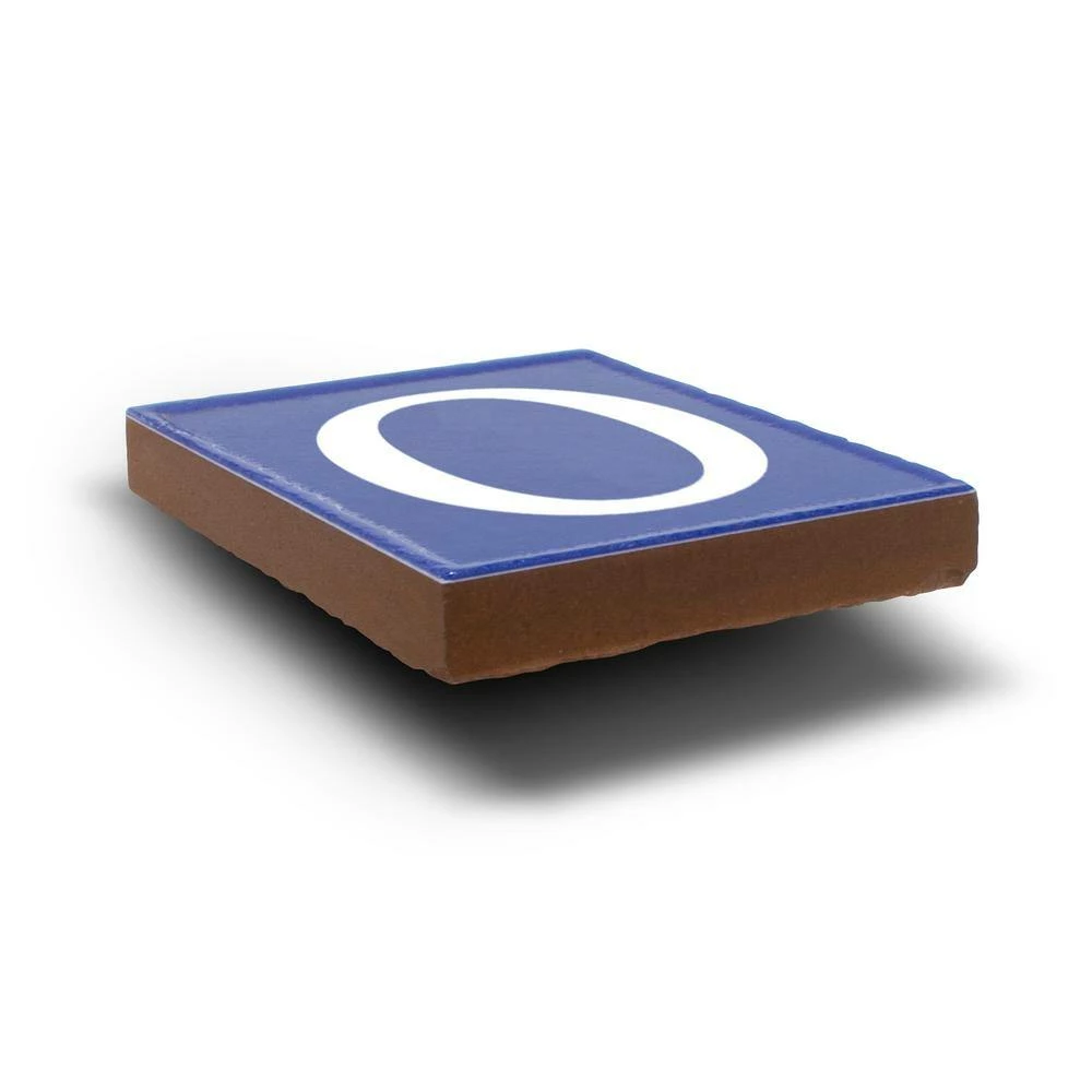 Deals 😍 KANTU 2 in. x 2.25 in. Royal Blue Ceramic Wall Tile Address Number 0 🛒 - Image 4