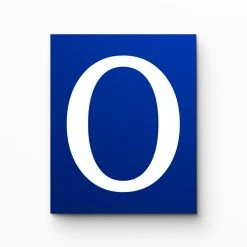 Deals 😍 KANTU 2 in. x 2.25 in. Royal Blue Ceramic Wall Tile Address Number 0 🛒