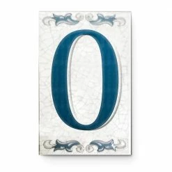 Flash Sale 🌟 KANTU 3.5 in. x 5.5 in. Aragon Ceramic Tile Address Number 0 🛒