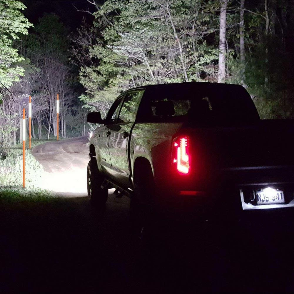 New ๐ FiberMarker 60 in. Reflective Driveway Markers 5/16 in. Dia Solid Driveway Poles for Easy Visibility at Night, Orange (20-Pack) ๐ - Image 4