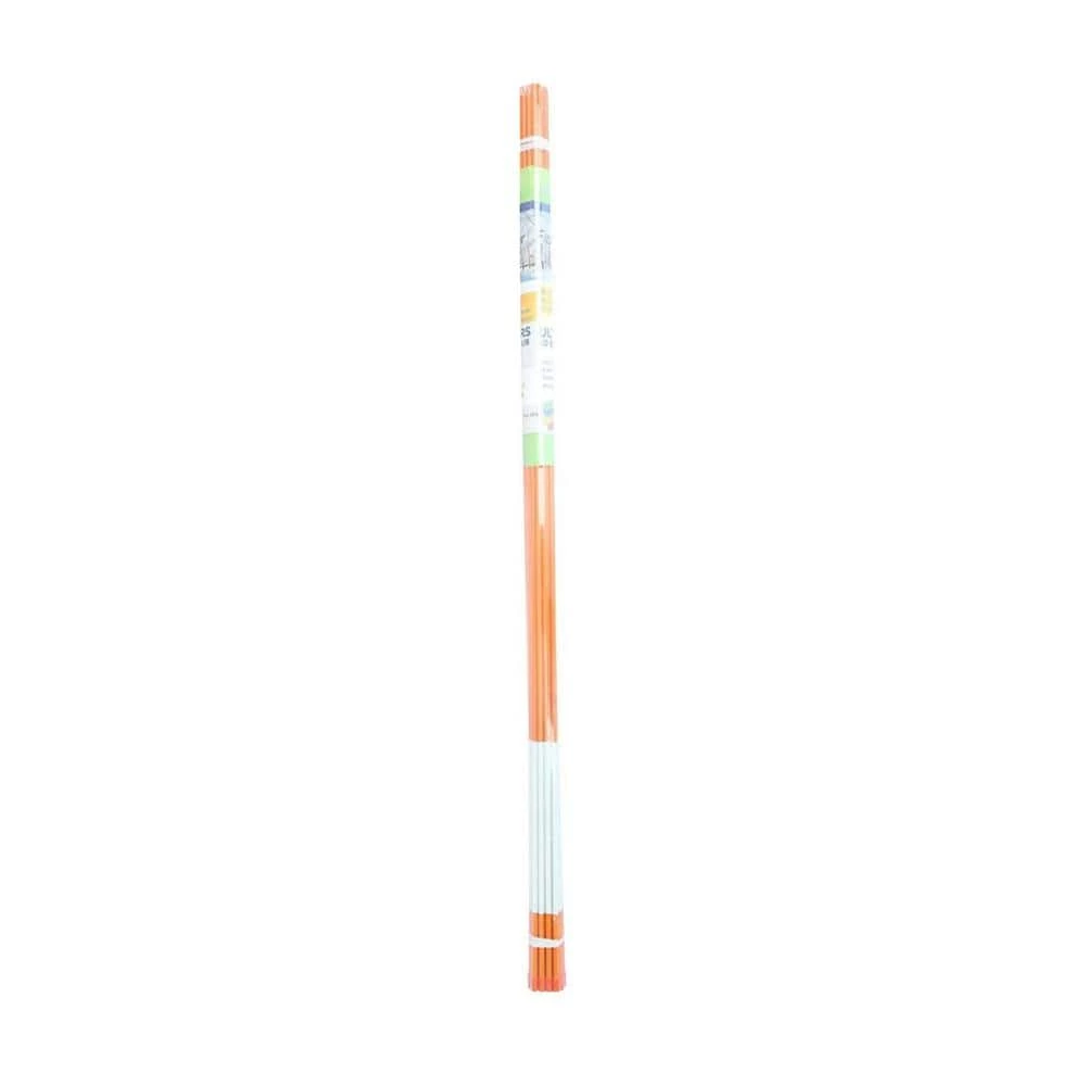 Brand new 🥰 FiberMarker 24 in. Driveway Markers 1/4 in. Dia Snow Poles Snow Markers Snow Stakes Hollow, Orange (20-Pack) 💯 - Image 3