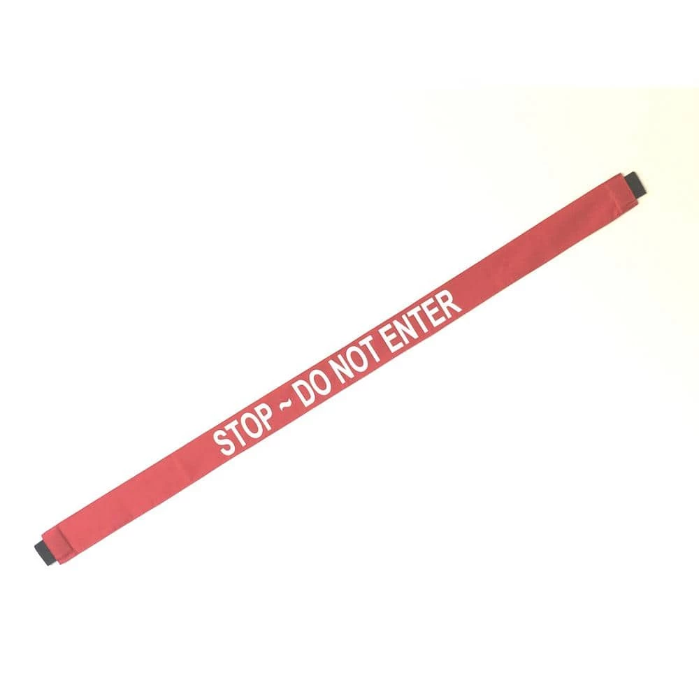 Budget โ๏ธ Magnetic Door Barrier Nylon Stop Do Not Enter Safety Banner with Magnetic Ends. Fits up to a 51 in. Extra-Wide Doorway ๐งจ