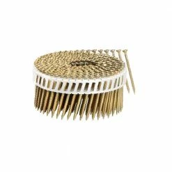 Best Sale 🧨 Scrail 2-1/4 in. x 1/9 in. 15-Degree Fine Thread Electro-Galvanize Plastic Sheet Coil Philips Head (2,000-Pack) 🧨