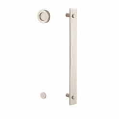 Outlet ❤️ Sure-Loc Hardware 14in Satin Nickel Sliding Door Modern Barn Door Handle 🤩