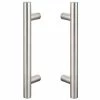 Best Sale 😉 Sure-Loc Hardware 12in Satin Stainless Sliding Door Modern Double-Sided Ladder Barn Door Handle 🎁