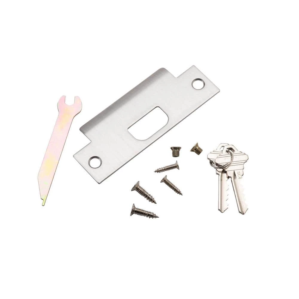 Brand new ⌛ Taco Heavy Duty Brushed Chrome Commercial Cylindrical Classroom Door Handle with Lock ⌛ - Image 3