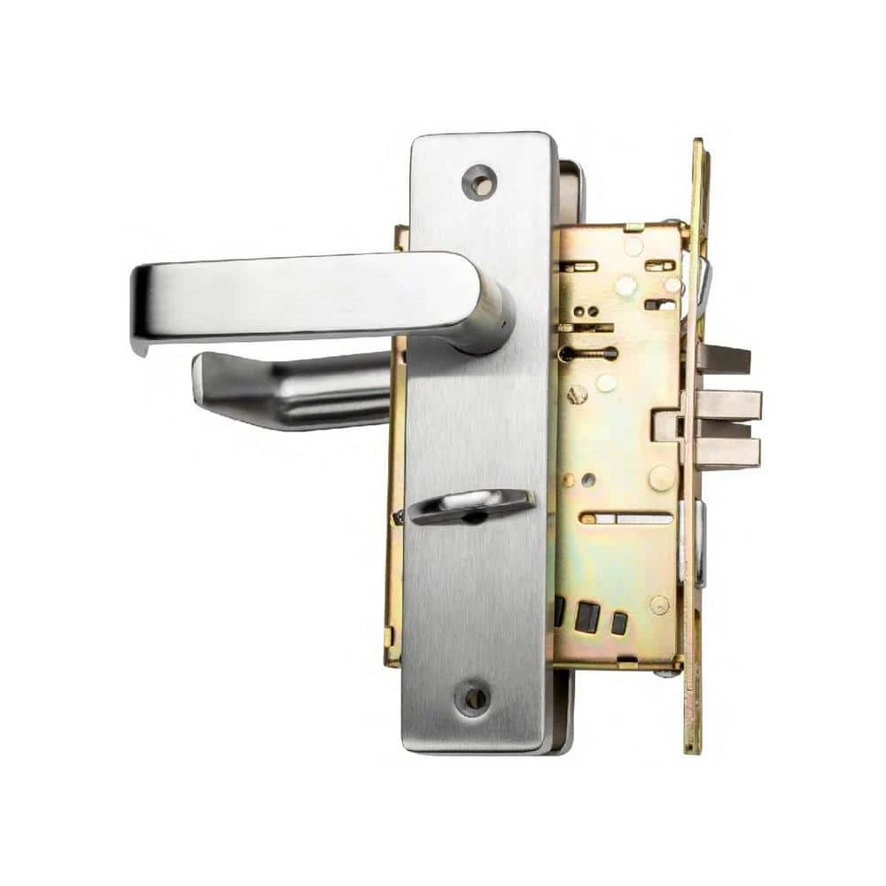 Buy ๐ Taco DXML Series Brushed Chrome Privacy Mortise Lock Door Handle with Sectional Left-Handed Lever โ๏ธ