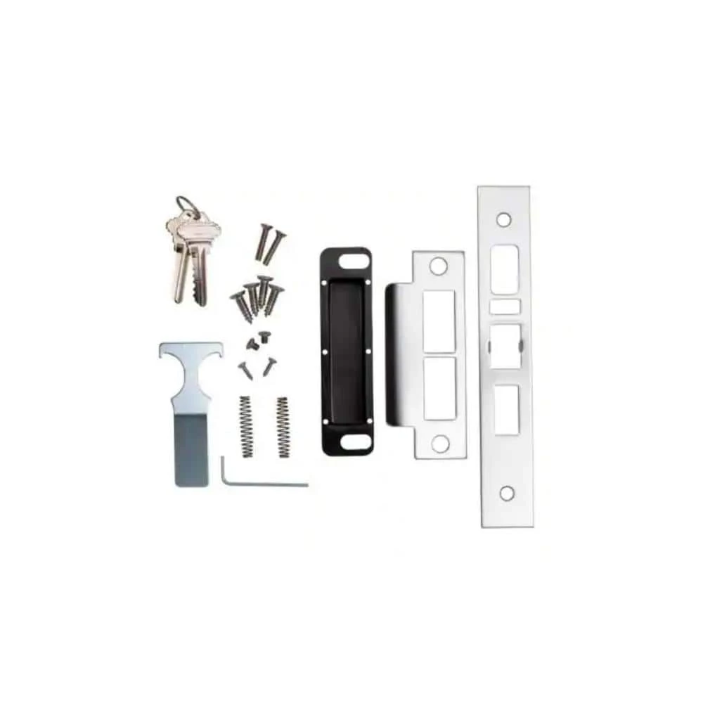 Deals ⭐ Taco DXML Series Brushed Chrome Entry Mortise Door Lock Handle with Escutcheon Right-Handed Lever 👍 - Image 2