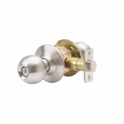 Promo βοΈ Taco ECB Series Satin Stainless Steel Cylindrical Entry Door Knob 2-3/4" Backset Lockset & Single Cylinder Deadbolt Combo β