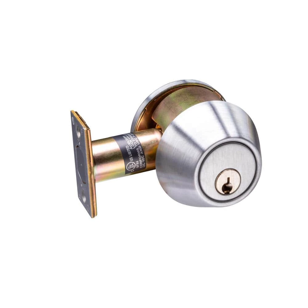 Discount ๐งจ Taco LSV Saturn Series Brushed Chrome Commercial Cylindrical Entry Door Handle with 700 Series Single Cylinder Deadbolt Combo โ - Image 5