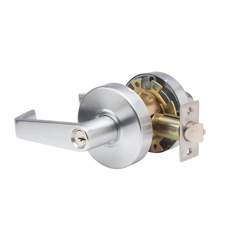 Discount ๐งจ Taco LSV Saturn Series Brushed Chrome Commercial Cylindrical Entry Door Handle with 700 Series Single Cylinder Deadbolt Combo โ