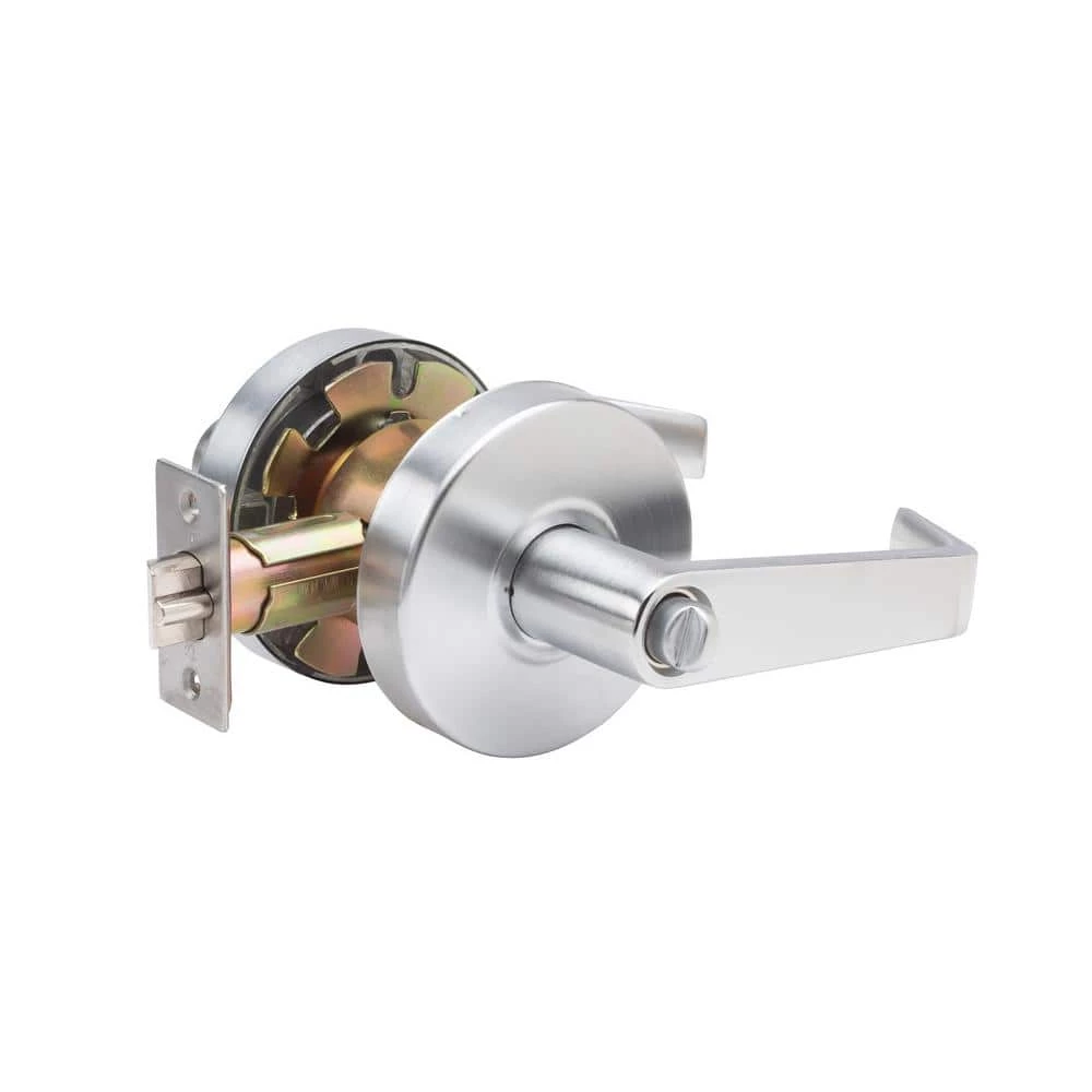 Discount ๐งจ Taco LSV Saturn Series Brushed Chrome Commercial Cylindrical Entry Door Handle with 700 Series Single Cylinder Deadbolt Combo โ - Image 3