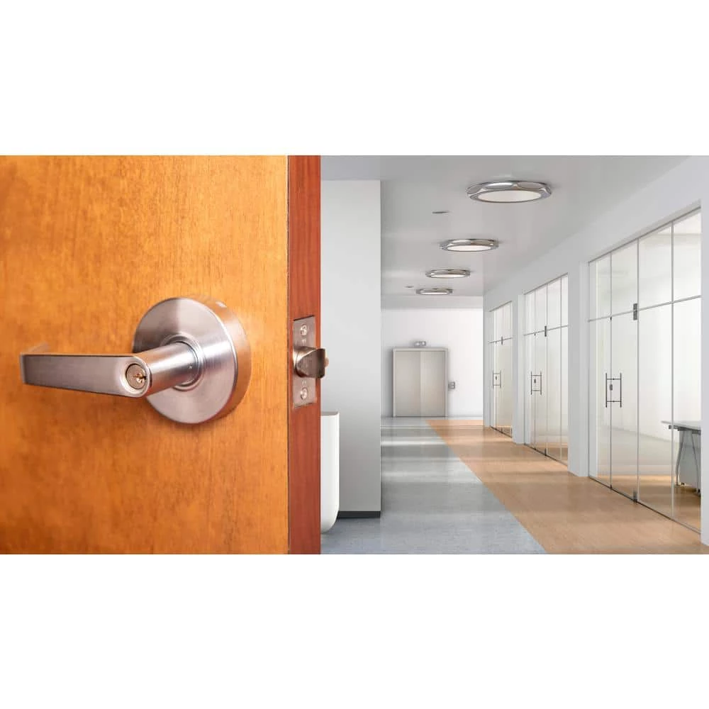 Discount ๐งจ Taco LSV Saturn Series Brushed Chrome Commercial Cylindrical Entry Door Handle with 700 Series Single Cylinder Deadbolt Combo โ - Image 2
