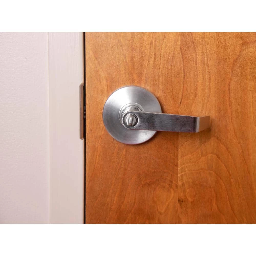Brand new 🥰 Taco Heavy-Duty Brushed Chrome Commercial Cylindrical Entry Door Lever/Handle with Lock 👍 - Image 5