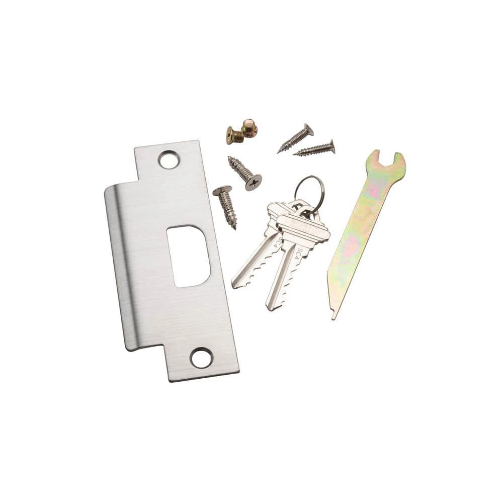 Brand new 🥰 Taco Heavy-Duty Brushed Chrome Commercial Cylindrical Entry Door Lever/Handle with Lock 👍 - Image 3