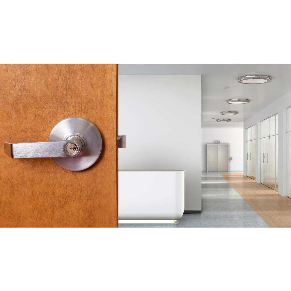Brand new 🥰 Taco Heavy-Duty Brushed Chrome Commercial Cylindrical Entry Door Lever/Handle with Lock 👍 - Image 6