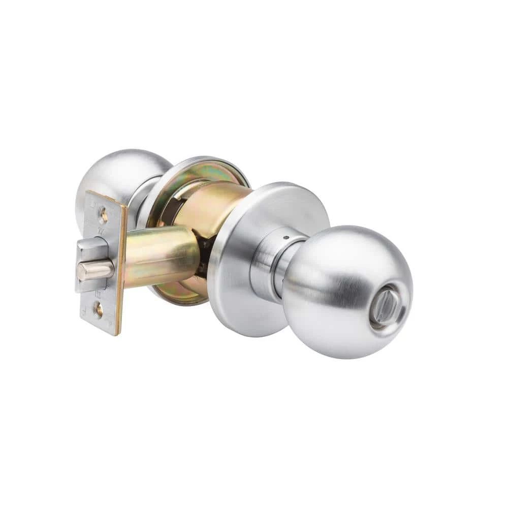 New 🤩 Taco Heavy Duty Stainless Steel Commercial Cylindrical Entry Door Knob with Lock ⭐ - Image 2