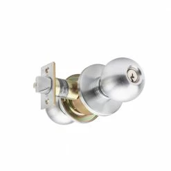 New 🤩 Taco Heavy Duty Stainless Steel Commercial Cylindrical Entry Door Knob with Lock ⭐