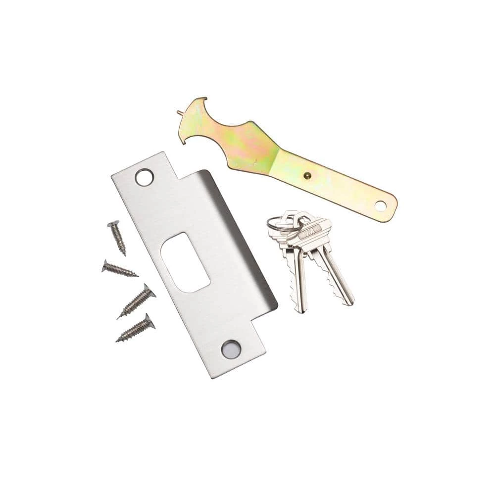 New 🤩 Taco Heavy Duty Stainless Steel Commercial Cylindrical Entry Door Knob with Lock ⭐ - Image 3