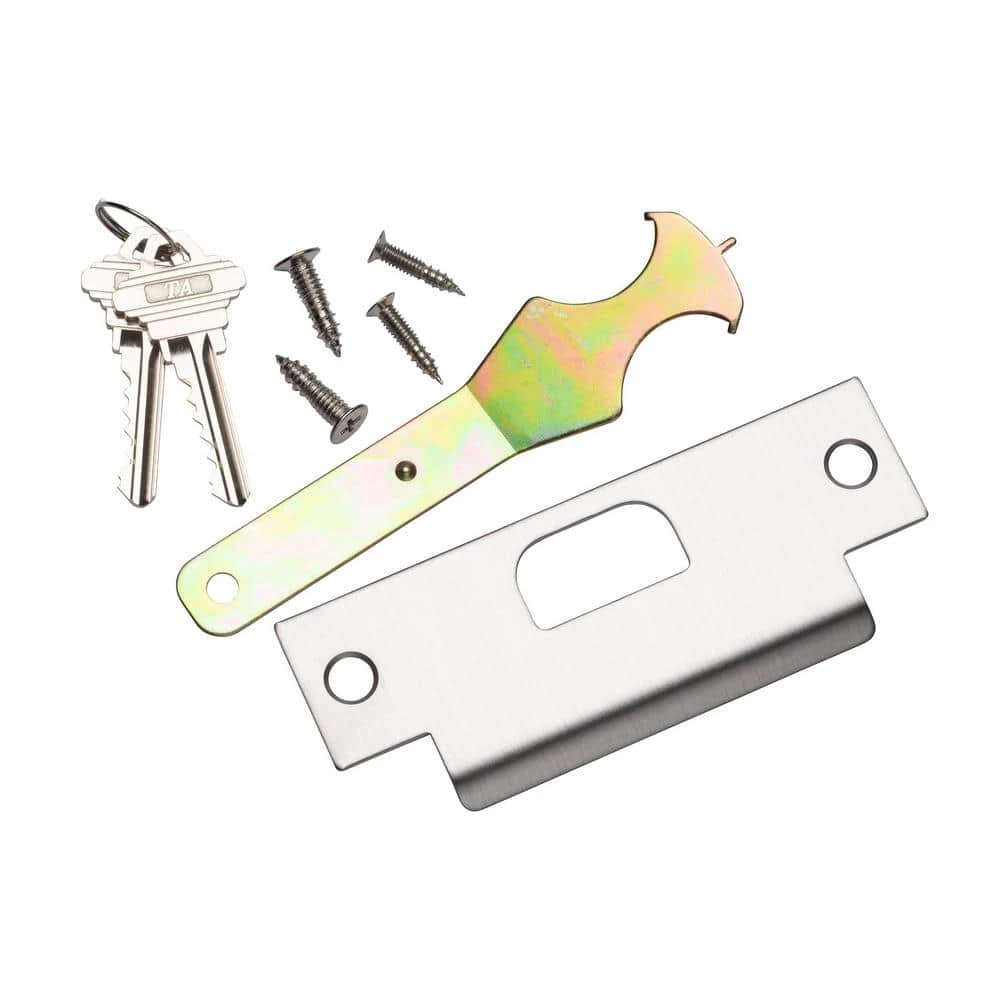 Deals โ Taco Heavy Duty Stainless Steel Commercial Cylindrical Storeroom Door Knob with Lock ๐ - Image 3