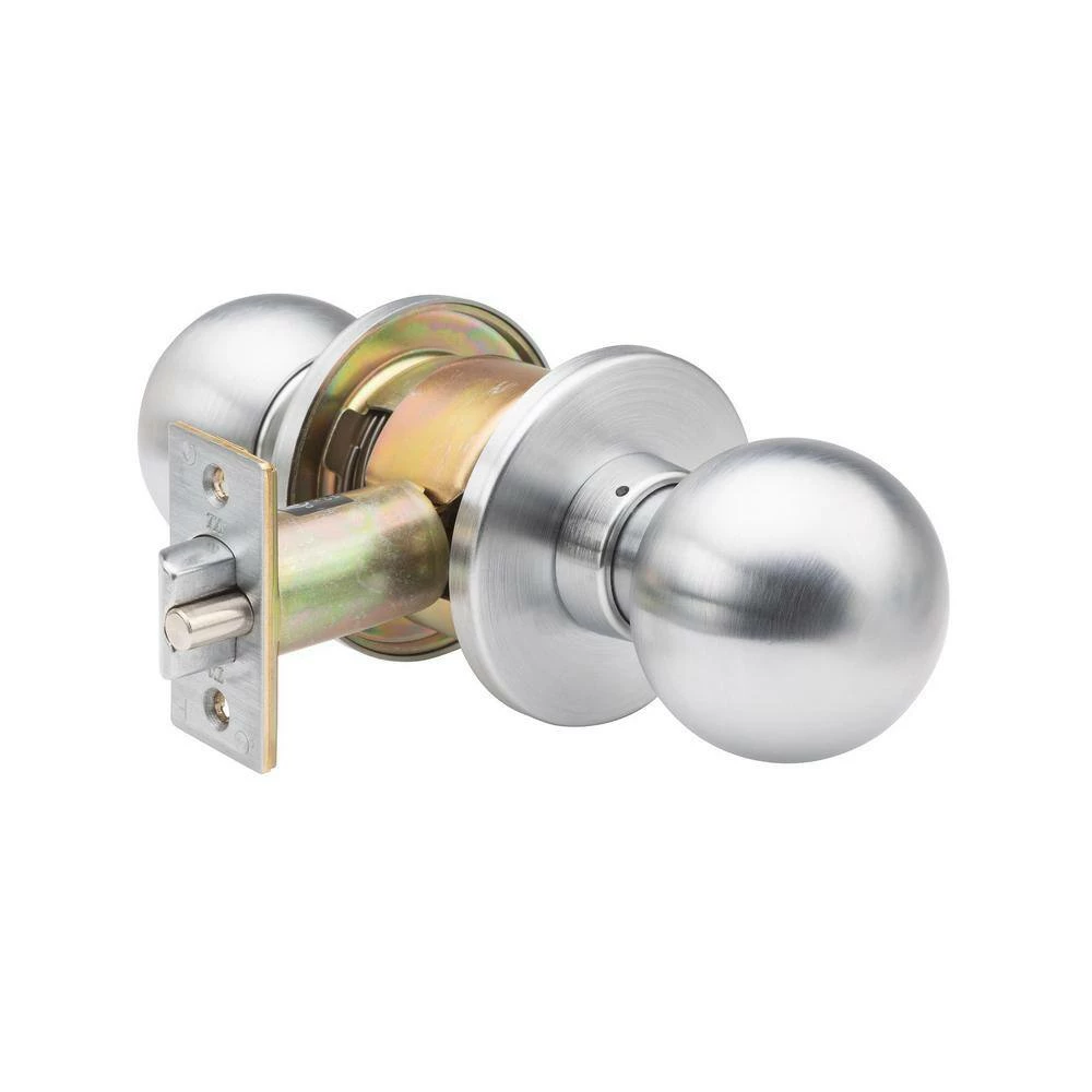 Deals โ Taco Heavy Duty Stainless Steel Commercial Cylindrical Storeroom Door Knob with Lock ๐ - Image 2