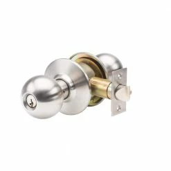 Promo 𧨠Taco SVB Series Satin Stainless Steel Standard Duty Commercial Cylindrical Storeroom Door Knob with Lock π§¨
