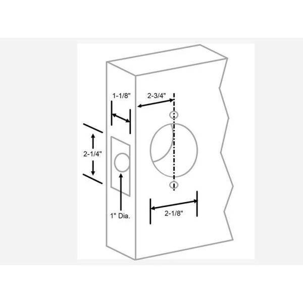 Outlet π Taco LSV Saturn Series Standard Duty Bright Brass Commercial Storeroom Lever with Door Handle Lock and IC Core π₯ - Image 5