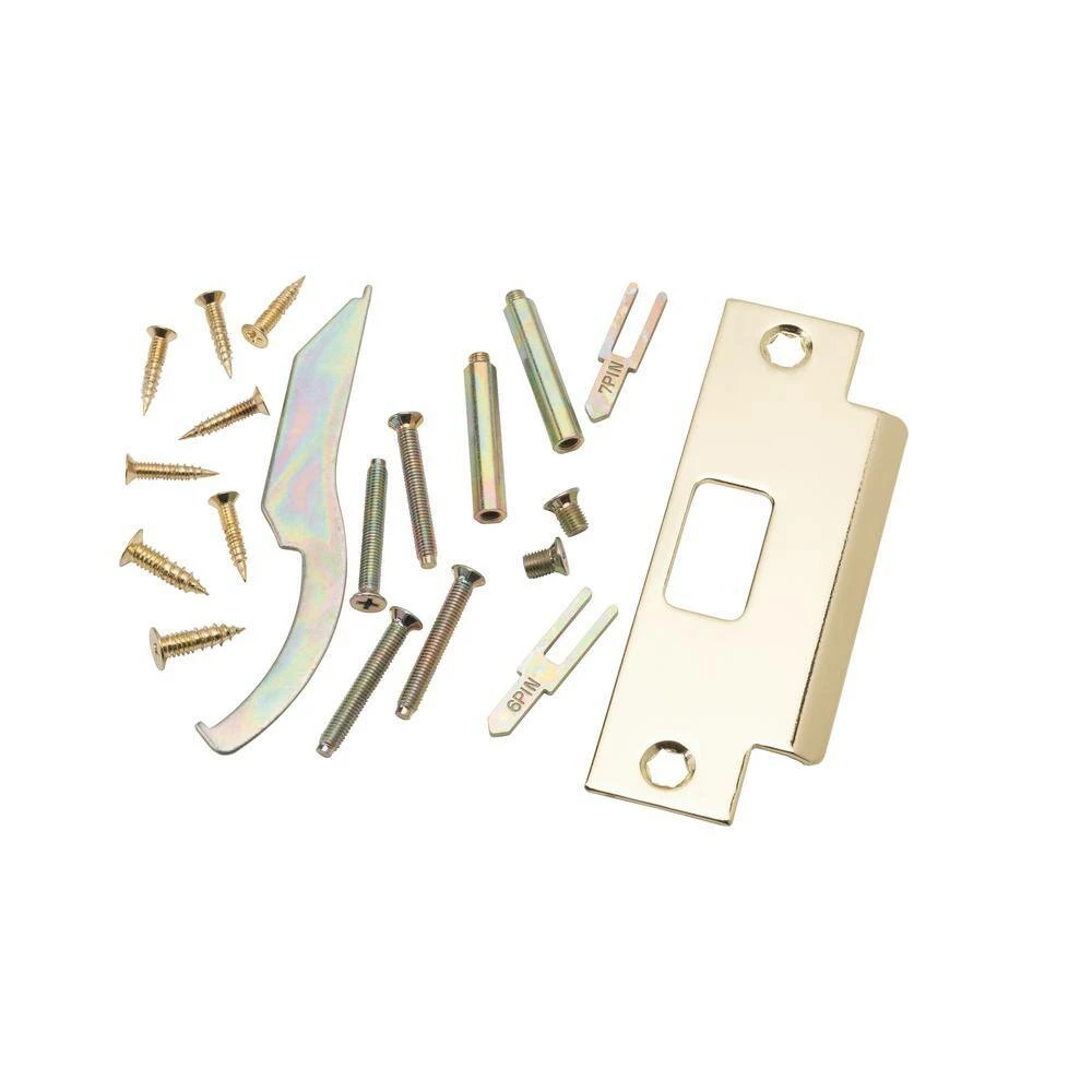 Outlet π Taco LSV Saturn Series Standard Duty Bright Brass Commercial Storeroom Lever with Door Handle Lock and IC Core π₯ - Image 3