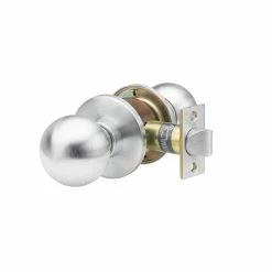 New ⌛ Taco Heavy Duty Stainless Steel Commercial Cylindrical Passage Hall/Closet Door Knob ✔️