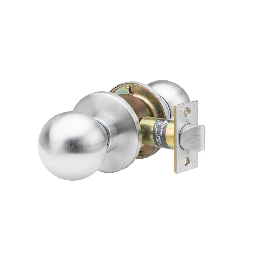New ⌛ Taco Heavy Duty Stainless Steel Commercial Cylindrical Passage Hall/Closet Door Knob ✔️
