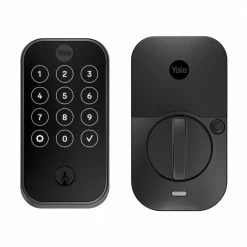 Best Pirce 🔔 Yale Assure 2 Smart Lock Black Suede Keyed Wi-Fi Single Cylinder Deadbolt with Touchscreen Keypad ⌛