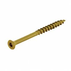 Outlet 🧨 YellaWood #9 x 2.5 in. Star Flat Head Outdoor Deck Screw (2500 Pack) 😀