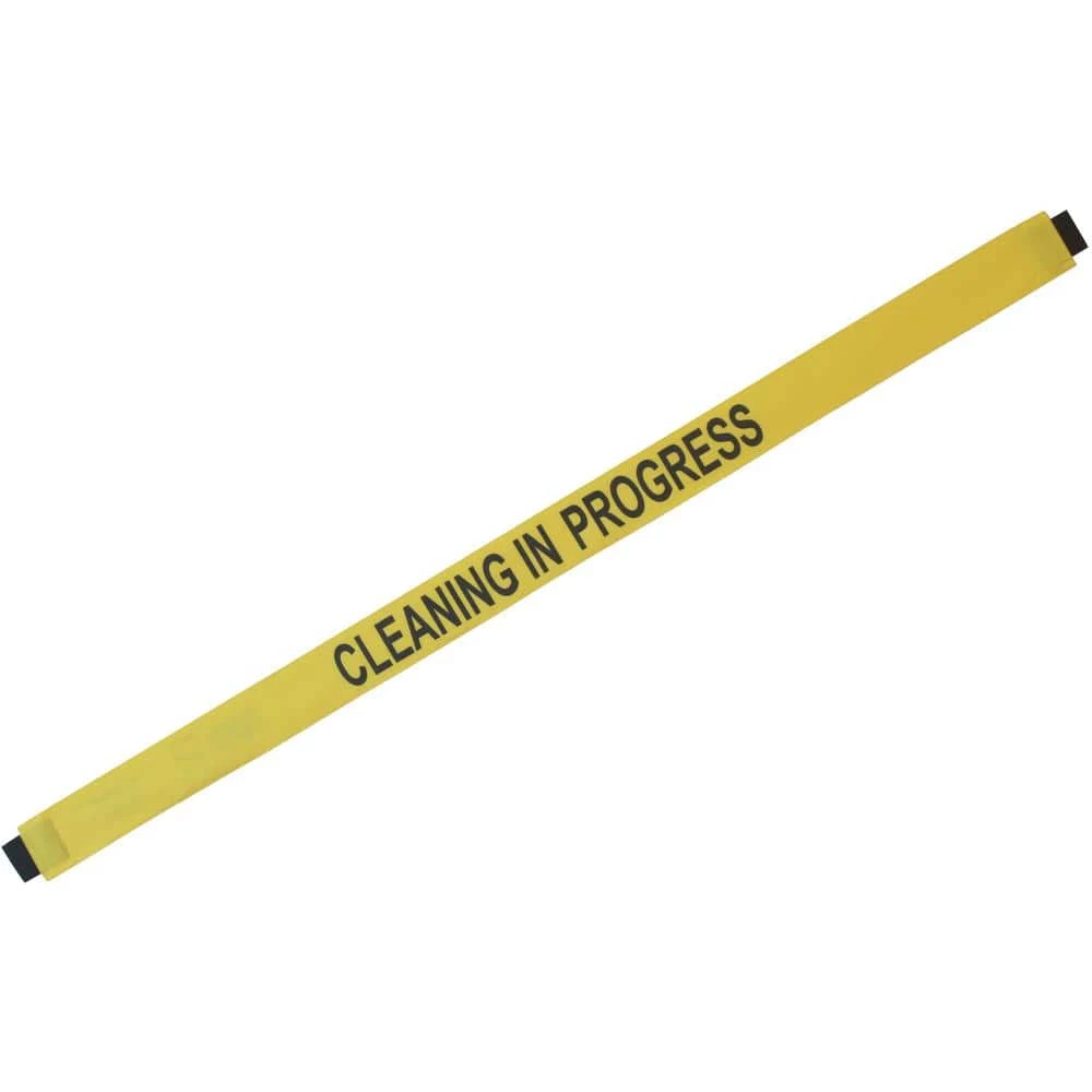 Wholesale โค๏ธ Magnetic Door Barrier Nylon Cleaning in Progress Safety Banner with Magnetic Ends. Fits up to a 51 in. Extra-Wide Doorway ๐