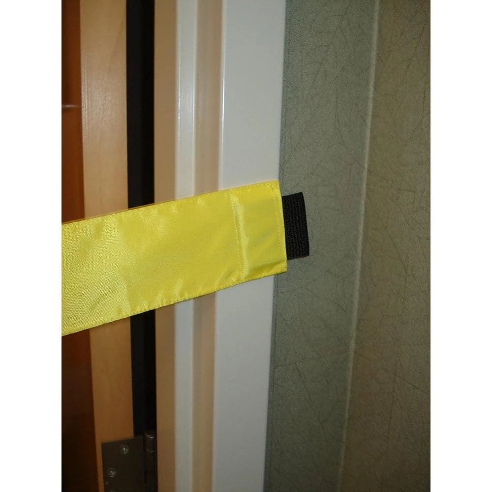 Hot Sale ๐ Magnetic Door Barrier Nylon Safety Barrier with Magnetic Ends Closed For Cleaning Imprint Fit's up to a Standard 36 in. wide Doorway ๐ - Image 3