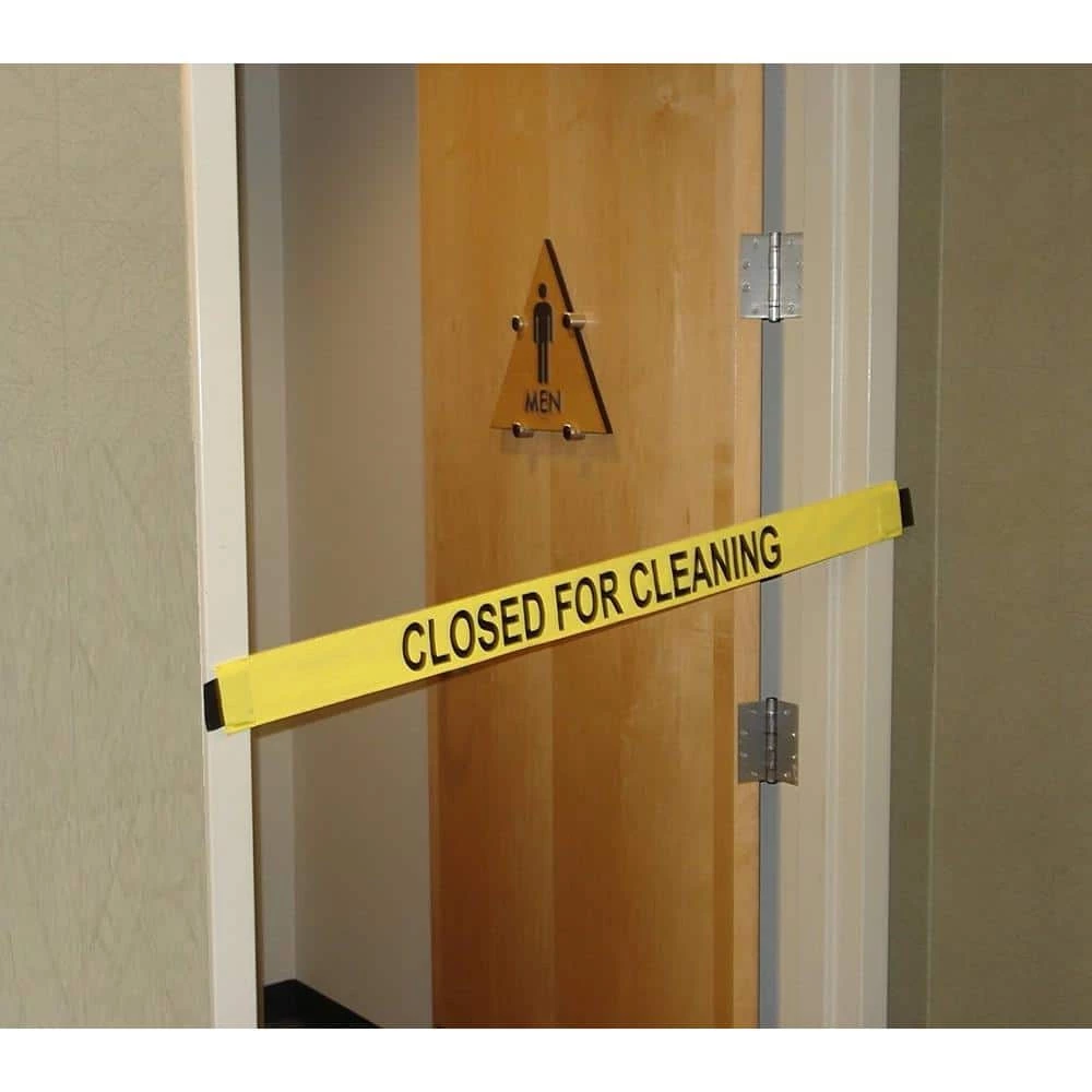 Hot Sale ๐ Magnetic Door Barrier Nylon Safety Barrier with Magnetic Ends Closed For Cleaning Imprint Fit's up to a Standard 36 in. wide Doorway ๐ - Image 2