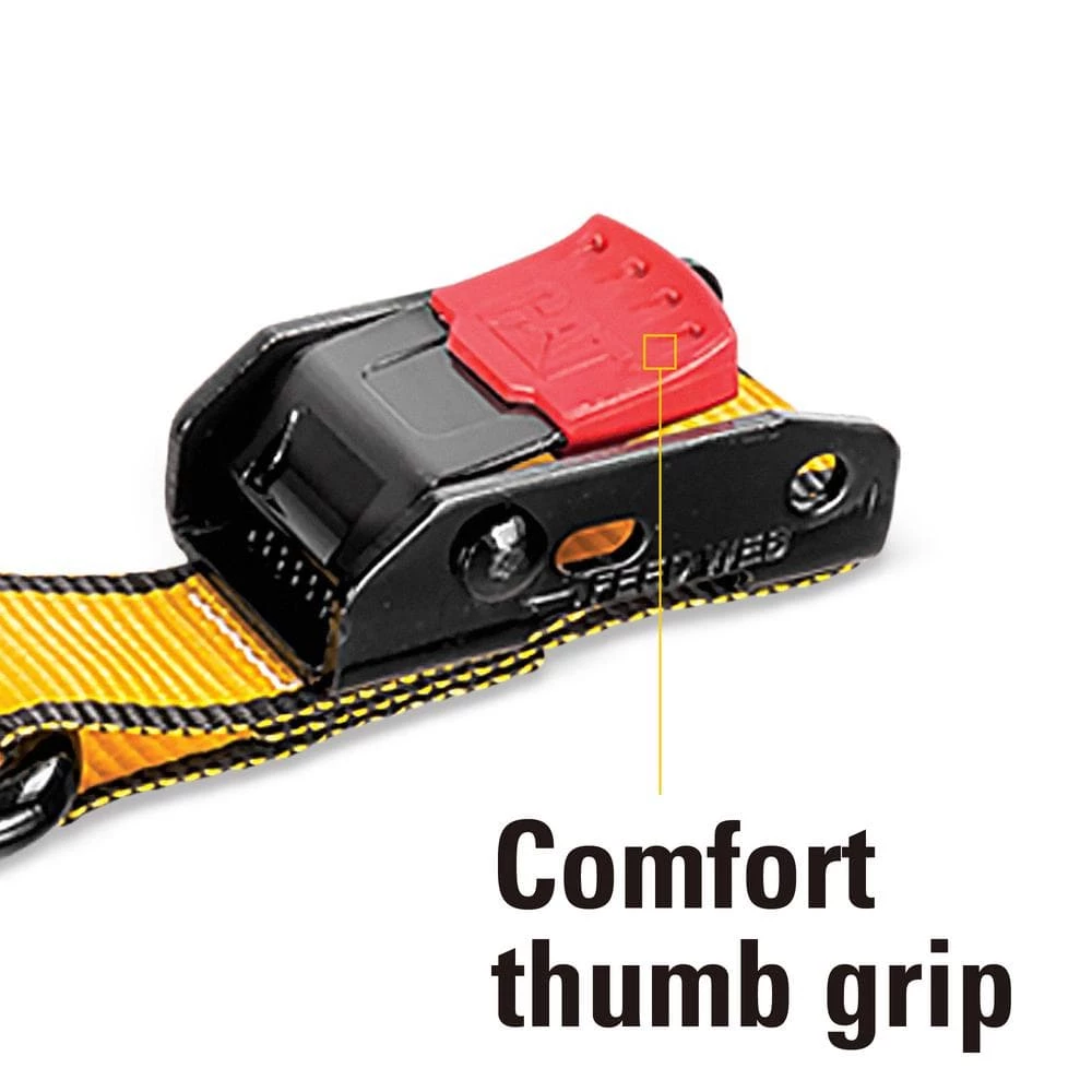 Buy 🌟 CAT 10 ft. x 1 in. Cambuckle Tie-Down Straps 400 lbs. (2-Pack) 🌟 - Image 4